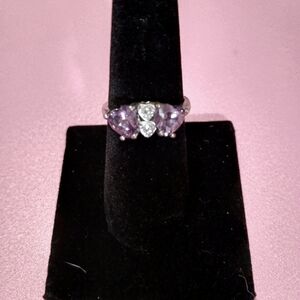 Sterling silver amythyst ring